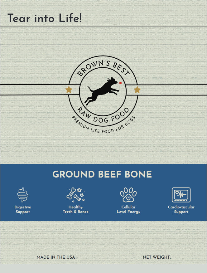 Ground Beef Bone Topper 2 lbs.